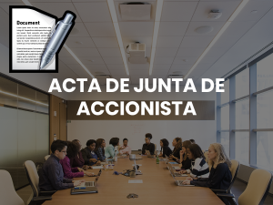 ACTA DE JUNTA DE ACCIONISTA